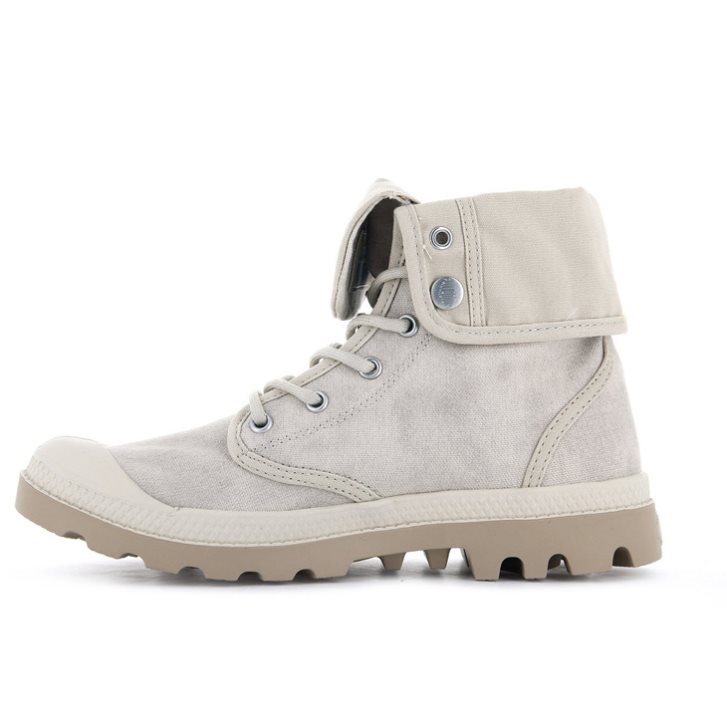 Palladium Pampa Baggy WAX Laarzen Heren Lichtgrijs | NL 01FIEQZ